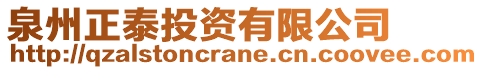 泉州正泰投資有限公司