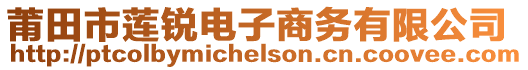 莆田市蓮銳電子商務(wù)有限公司