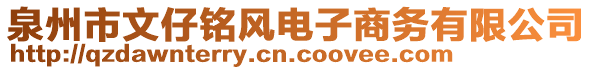 泉州市文仔銘風(fēng)電子商務(wù)有限公司