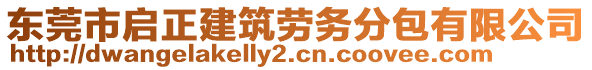 東莞市啟正建筑勞務(wù)分包有限公司