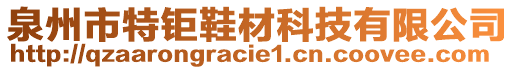 泉州市特鉅鞋材科技有限公司
