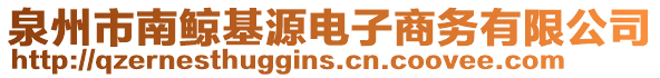 泉州市南鯨基源電子商務有限公司