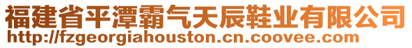 福建省平潭霸氣天辰鞋業(yè)有限公司