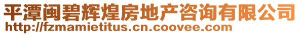 平潭閩碧輝煌房地產(chǎn)咨詢有限公司