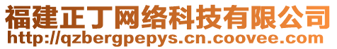 福建正丁網絡科技有限公司