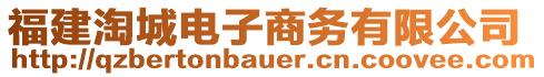 福建淘城電子商務(wù)有限公司