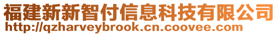 福建新新智付信息科技有限公司