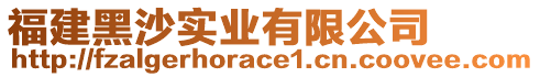 福建黑沙實(shí)業(yè)有限公司