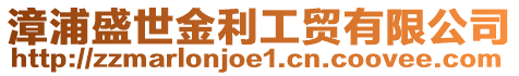 漳浦盛世金利工貿(mào)有限公司