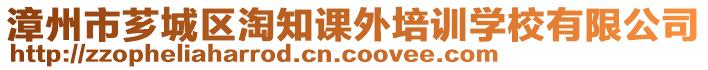 漳州市薌城區(qū)淘知課外培訓(xùn)學(xué)校有限公司