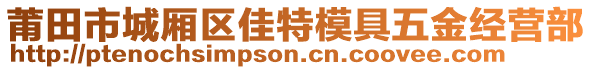 莆田市城廂區(qū)佳特模具五金經(jīng)營(yíng)部