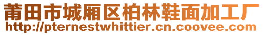 莆田市城廂區(qū)柏林鞋面加工廠