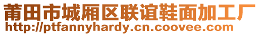 莆田市城廂區(qū)聯(lián)誼鞋面加工廠