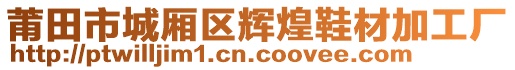 莆田市城廂區(qū)輝煌鞋材加工廠