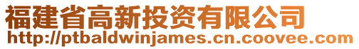 福建省高新投資有限公司