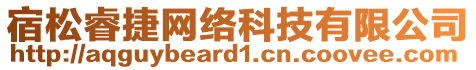 宿松睿捷網(wǎng)絡科技有限公司