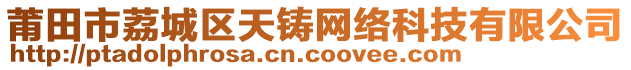 莆田市荔城區(qū)天鑄網(wǎng)絡(luò)科技有限公司