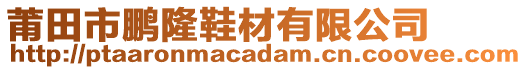 莆田市鵬隆鞋材有限公司