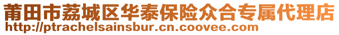 莆田市荔城區華泰保險眾合專屬代理店