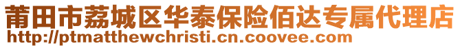 莆田市荔城區(qū)華泰保險(xiǎn)佰達(dá)專(zhuān)屬代理店