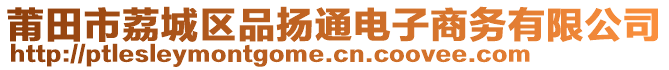 莆田市荔城區(qū)品揚(yáng)通電子商務(wù)有限公司