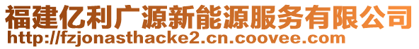 福建億利廣源新能源服務(wù)有限公司