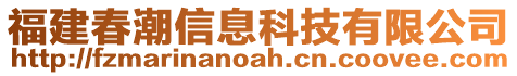 福建春潮信息科技有限公司