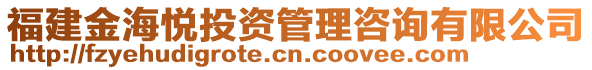 福建金海悅投資管理咨詢有限公司