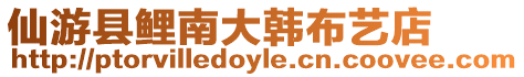 仙游縣鯉南大韓布藝店