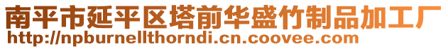 南平市延平區(qū)塔前華盛竹制品加工廠