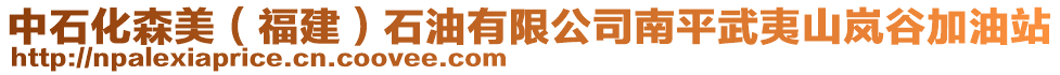 中石化森美（福建）石油有限公司南平武夷山嵐谷加油站