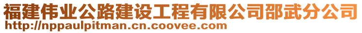 福建偉業(yè)公路建設工程有限公司邵武分公司