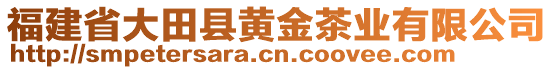 福建省大田縣黃金茶業(yè)有限公司