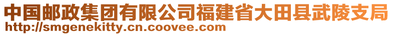 中國郵政集團有限公司福建省大田縣武陵支局