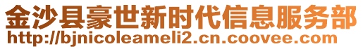 金沙縣豪世新時代信息服務(wù)部