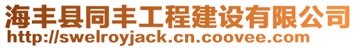 海豐縣同豐工程建設(shè)有限公司