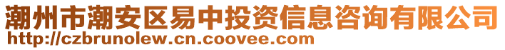 潮州市潮安區(qū)易中投資信息咨詢有限公司