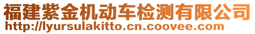 福建紫金機(jī)動車檢測有限公司