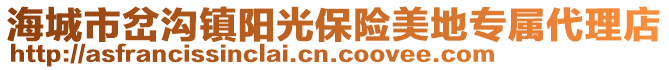 海城市岔溝鎮(zhèn)陽(yáng)光保險(xiǎn)美地專屬代理店