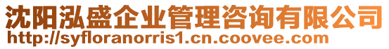 沈陽泓盛企業(yè)管理咨詢有限公司