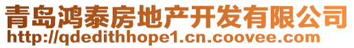 青島鴻泰房地產(chǎn)開(kāi)發(fā)有限公司