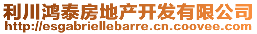 利川鴻泰房地產(chǎn)開發(fā)有限公司