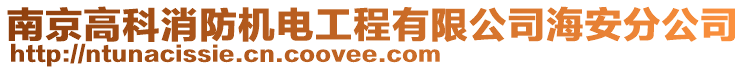 南京高科消防機電工程有限公司海安分公司