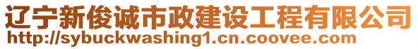 遼寧新俊誠市政建設工程有限公司