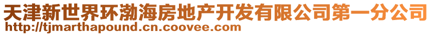 天津新世界環(huán)渤海房地產(chǎn)開發(fā)有限公司第一分公司