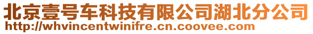 北京壹號(hào)車科技有限公司湖北分公司