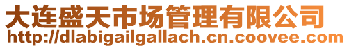 大連盛天市場(chǎng)管理有限公司