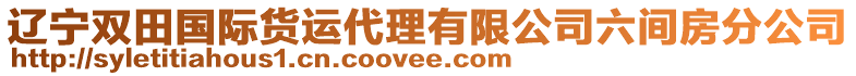 遼寧雙田國際貨運(yùn)代理有限公司六間房分公司