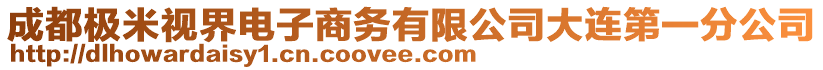 成都極米視界電子商務(wù)有限公司大連第一分公司