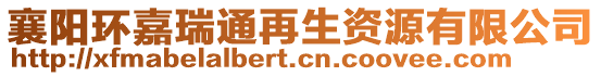 襄陽環(huán)嘉瑞通再生資源有限公司